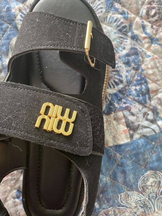 Sandale Miu Miu 39 negre