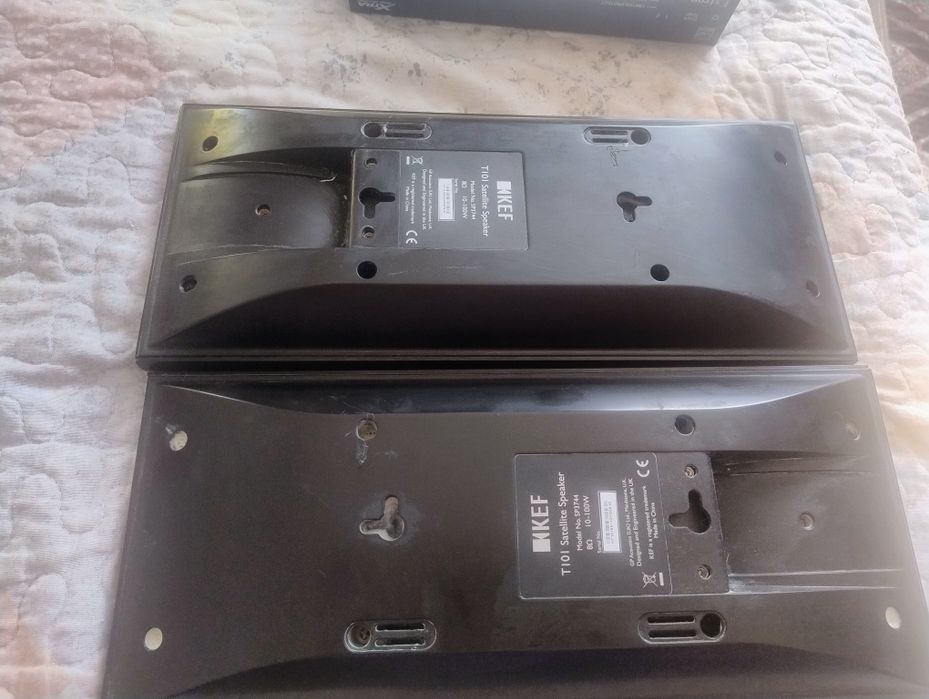 Sistem Audio  Design KEF T 101 Slim + Amplificator Extro. XPA 1002 | Set Boxe Plate de Perete
