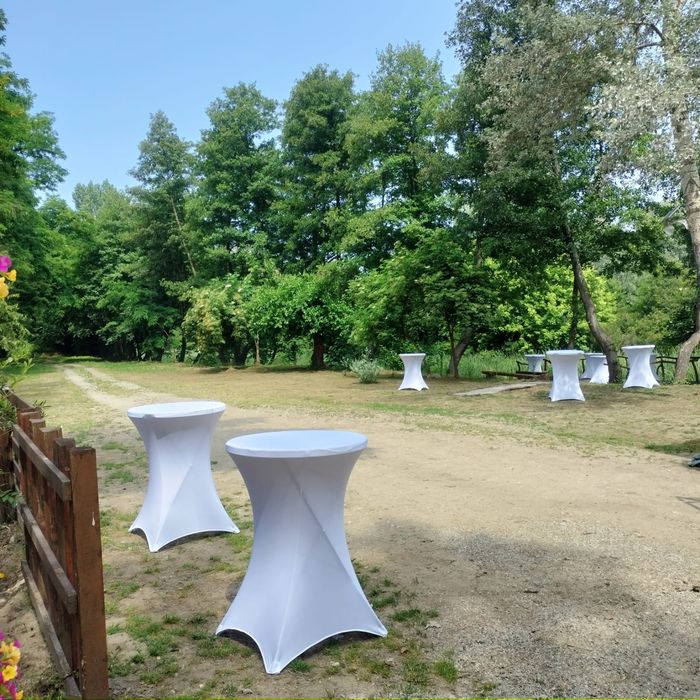 Mese Cocktail husa alba sau neagra