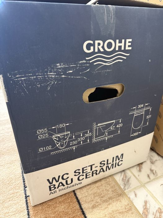 Grohe Rapid SL 5в1 Bau Ceramic Slim