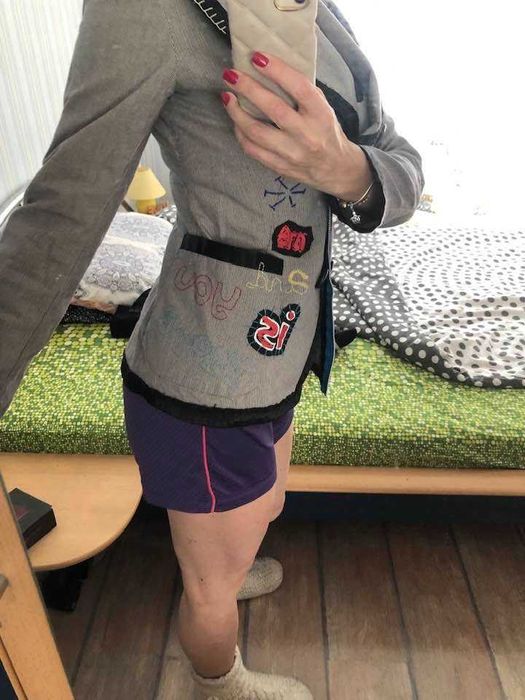 разпродажба на сака - черно Zara  и Desigual