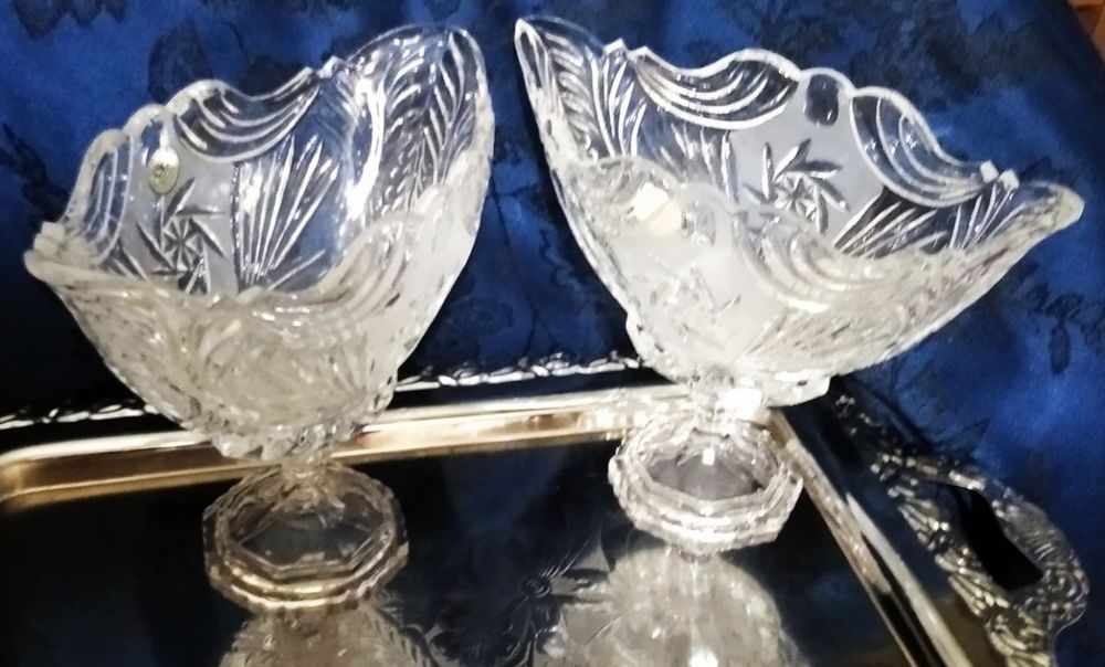 Хрустальные вазы,салатники