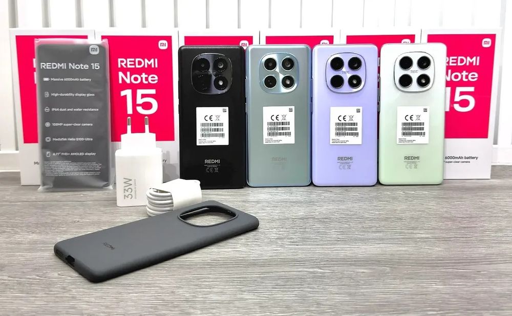 Redmi Note 15 New 2026 Super Skidka+Garantiya+Dastafka