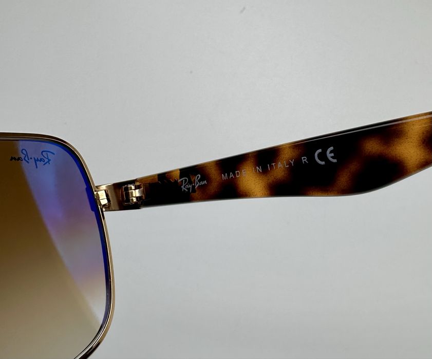 Ray-Ban RB3483 001/51 Aviator – Златна рамка,кафяв градиент,оригинални,отлични ПРОМО ЦЕНА -40%