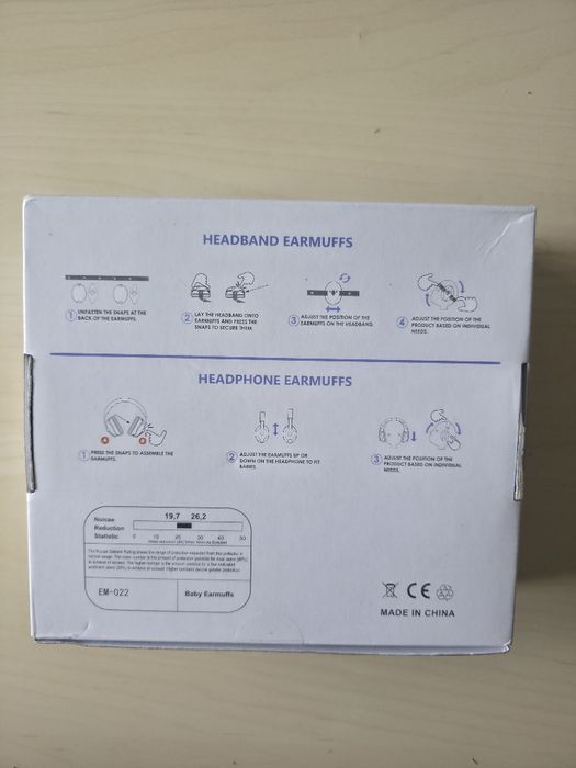 Casti Antifonice 2 in 1 pentru copii si Bebelusi