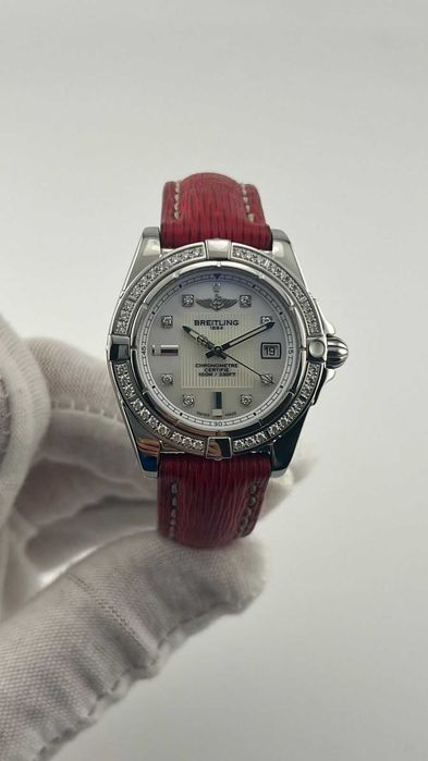 Швейцарские Наручные Часы - Breitling Galactic 32 мм /бриллианты