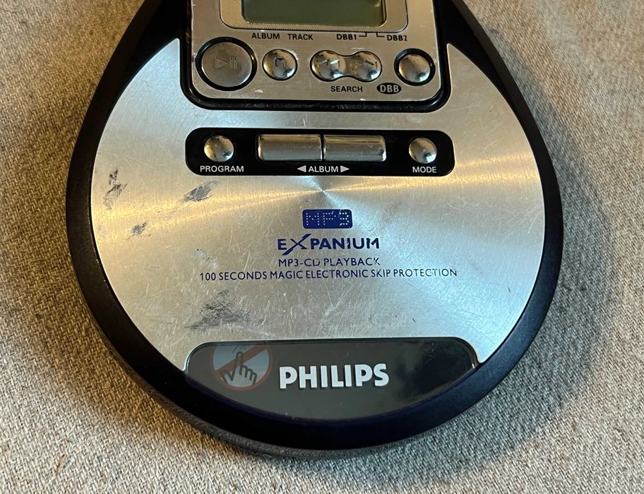 Philips EXP2200 CD MP3 player portable, defect, proiect reparatie