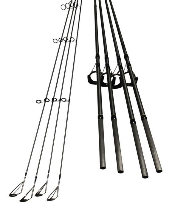 SET 4 Lansete EastShark EBISU CARP 3.90 m 3.75LBS + 4 Mulinete