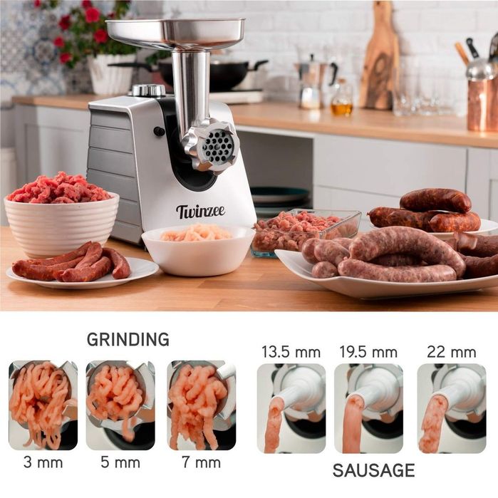 Twinzee Răzătoare Electrică pentru Carne cu Umplutură pentru Cârnați 3