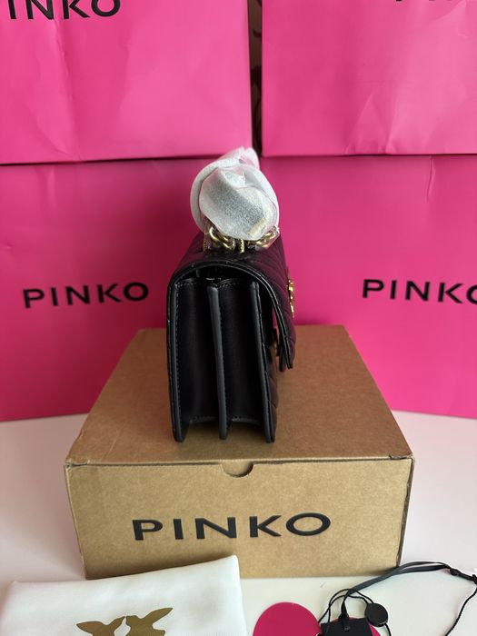 PINKO Small Chevron Love Bag One – оригинална чанта | НОВА