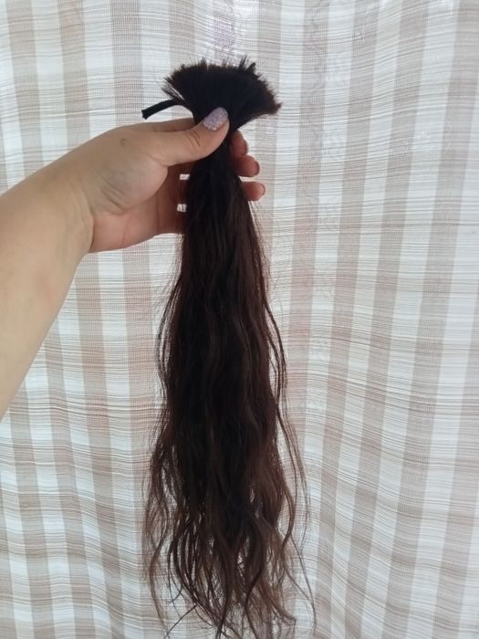 Хвостик волос " Срез"