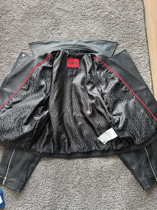 Кожено яке Hugoboss, размер М