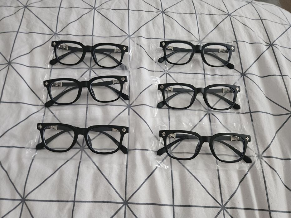 Ochelari chrome hearts mat black argintiu