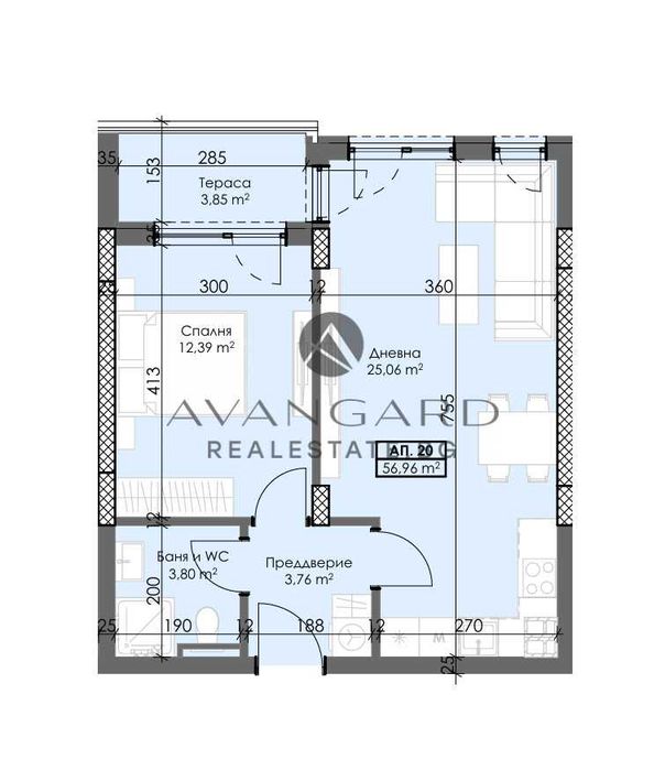 Продава се Двустаен апартамент в Пловдив, Тракия - 69 кв.м за 906 €/кв.м - Снимка #1