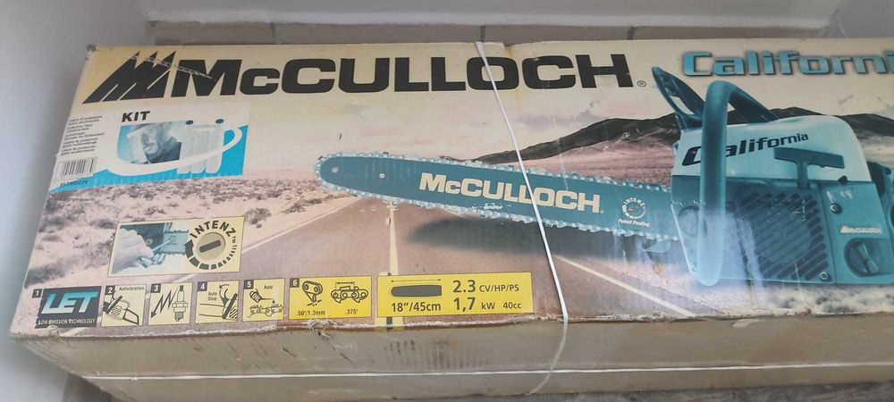 Mc Culloch нова бензинова резачка за дърва