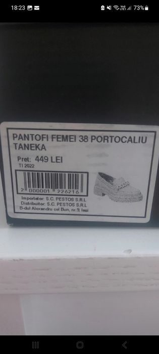 Pantofi  dama 36,37 Îl Passo