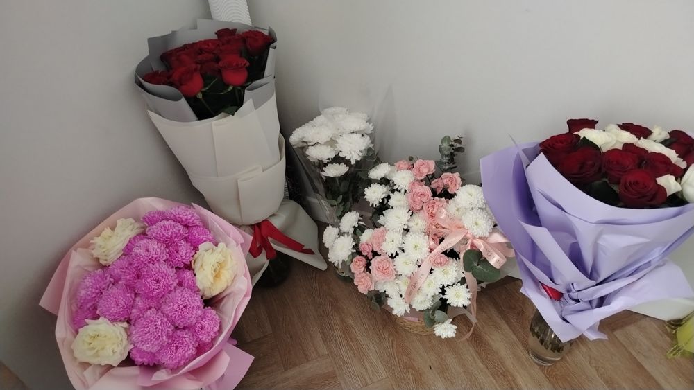 Букет цветов хорошего качества