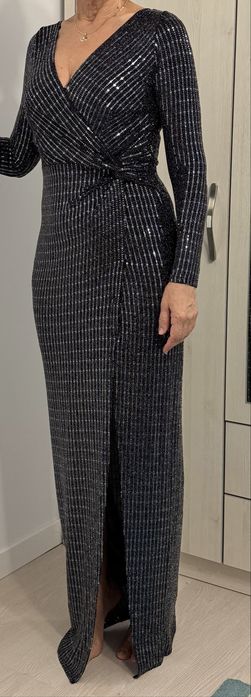 Rochie lunga cu paiete