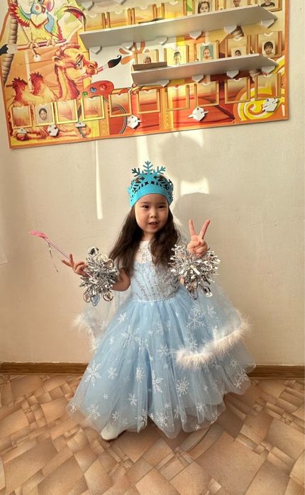 Новогоднее платье Снежинка