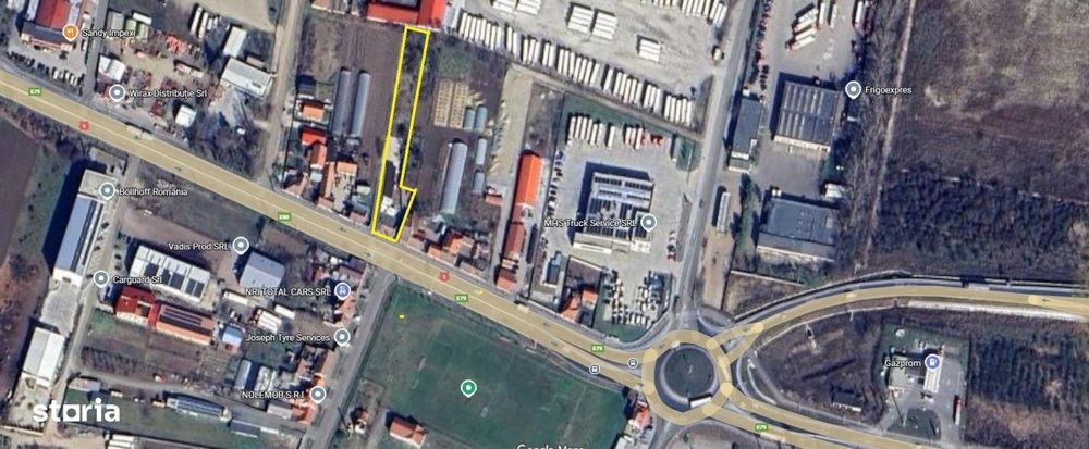 Bors Imobil  S+P, Teren 1500 mp front DN