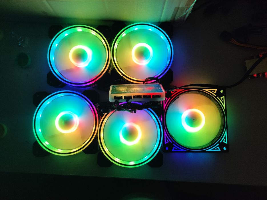 Куллера для кейса 120мм Argb подсветкой