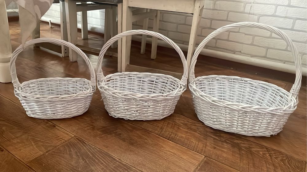 Плетеные корзины от 1000тг