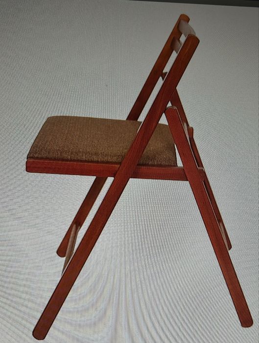 Scaune pliante tapitate - 4 bucăți