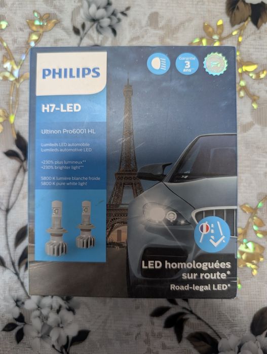 Becuri H7 Philips ultinon pro6001HL