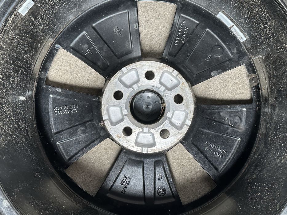 Set 4 jante aliaj originale Škoda R16 5x100 ET38 + anvelope 205/55 R16