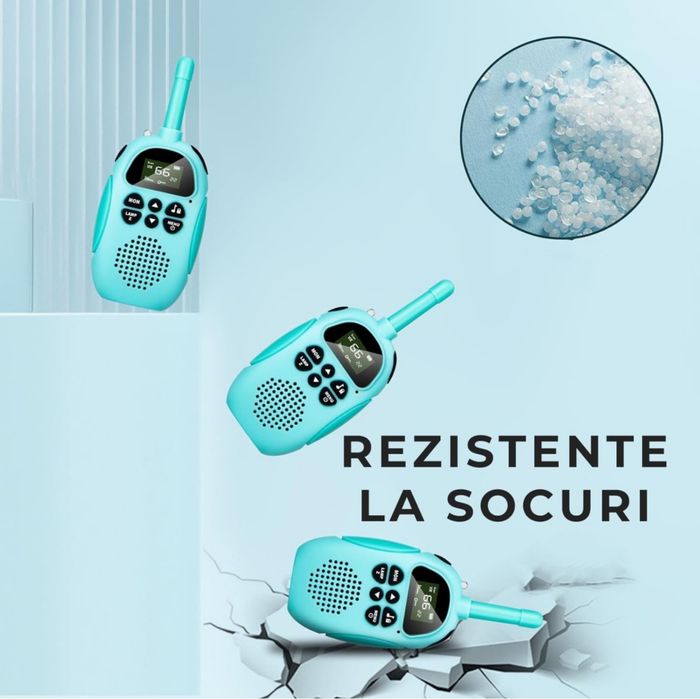 Комплект от 2 уоки токи станции за деца - С вградена батерия