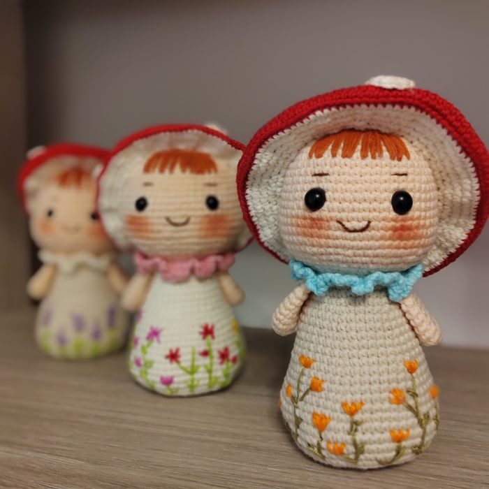 Ciupercă croșetată