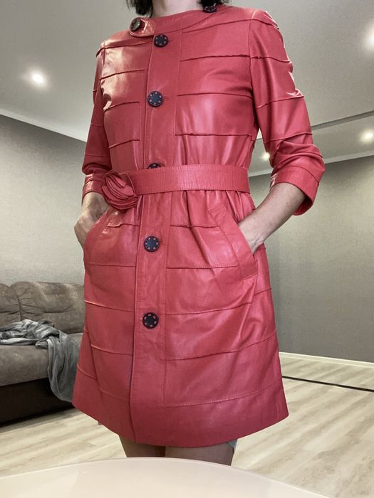 Кожаный плащ