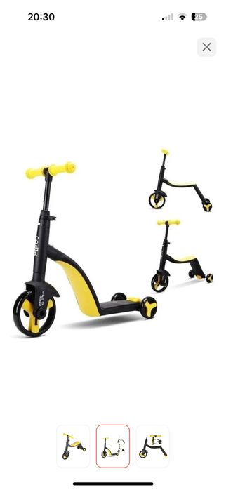 Продам самокат велосипед 3 в 1 беговел