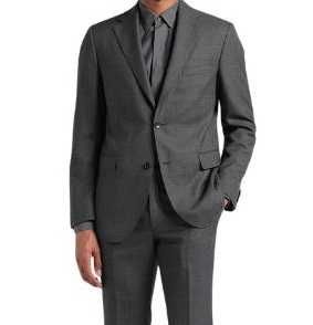 Sacou blazer de lux 42 XL Eduard Dressler lana super 100's gri antraci