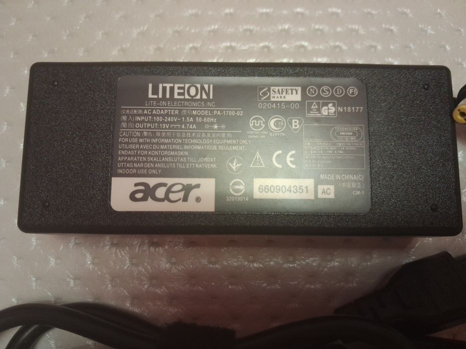 Блок питания Acer