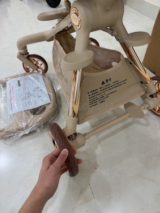 Детская коляска дрон Haobeibei Y60 с поворотом 360° – с 6 мес 3 лет