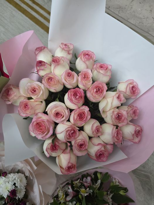 Цветы с дня рождения