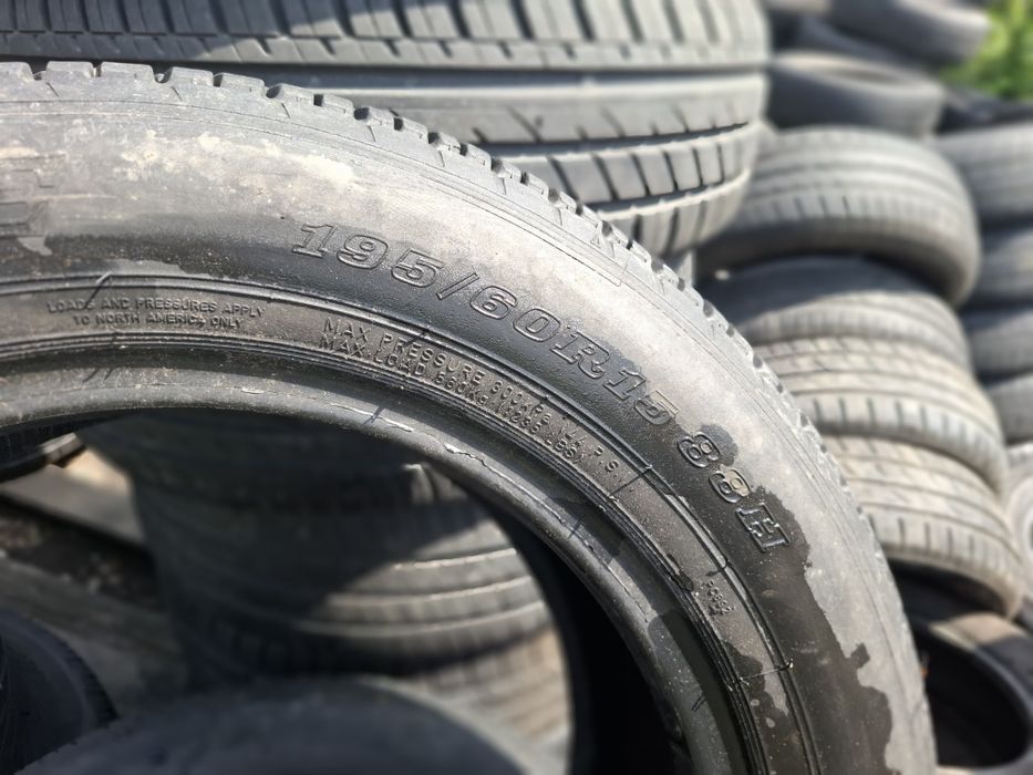 Vand 2 sau 4 anvelope 195  60 15 dunlop vara bune