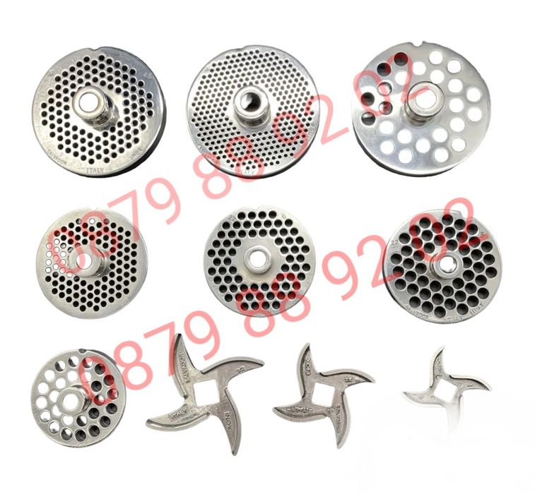 Ножове и решетки от неръждаема стомана за електрически Месомелачки