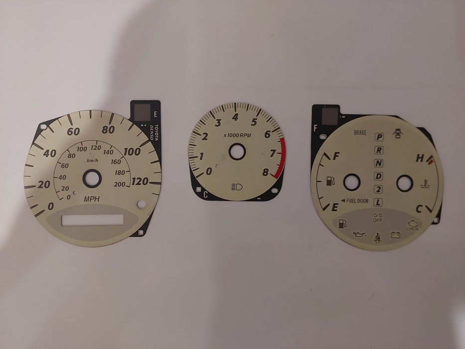 Шкалы приборов RAV4 2 поколение