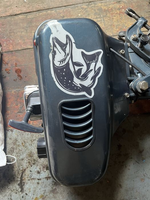 Мотор от лодки, небольшой