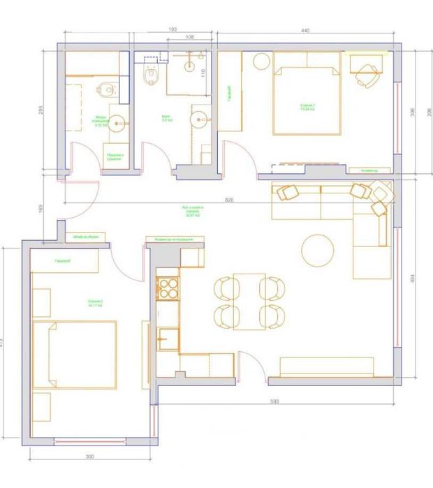 Продава се Тристаен апартамент в Пловдив, Каменица 2 - 105 кв.м за 1953 €/кв.м - Снимка #22