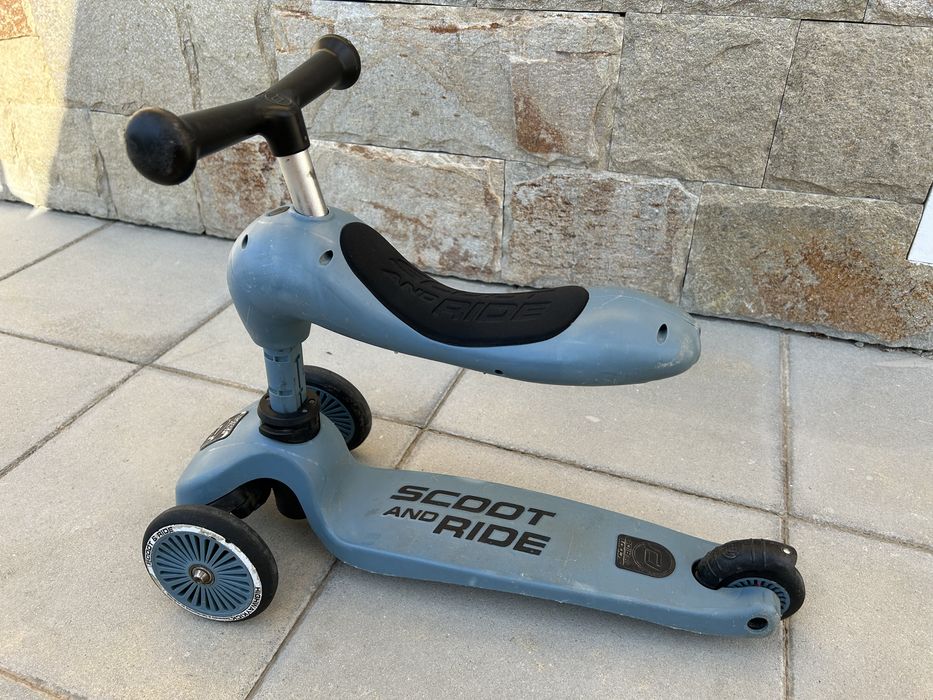 Детска тротинетка Scoot and ride 2 in 1 синя