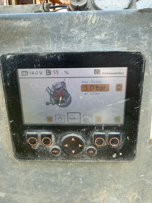 Машина за замазка Putzmeister M740 DHBS 2024 модел