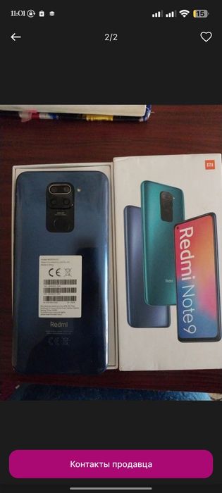 Redmi note 9  holati yaxshi
