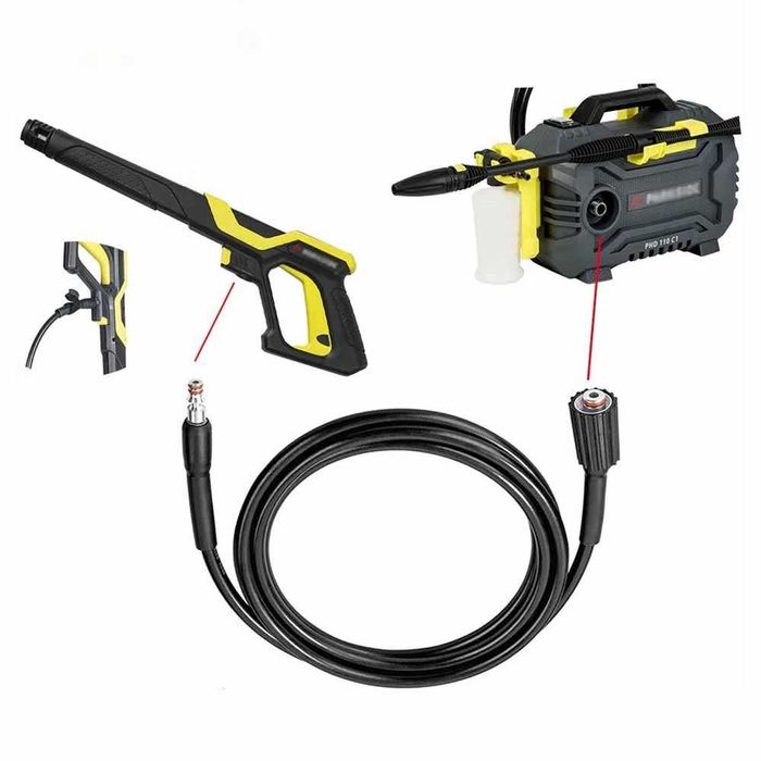 Маркуч за водоструйки Parkside , Lavor , Briggs и др. - 10,15м. НОВ!