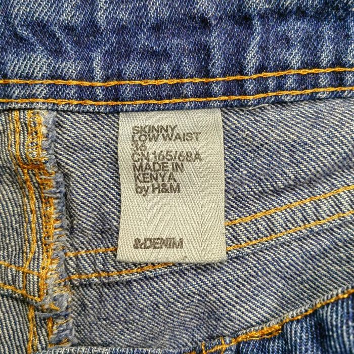 Къси дънкови панталонки с ниска талия, H&M, 36 размер