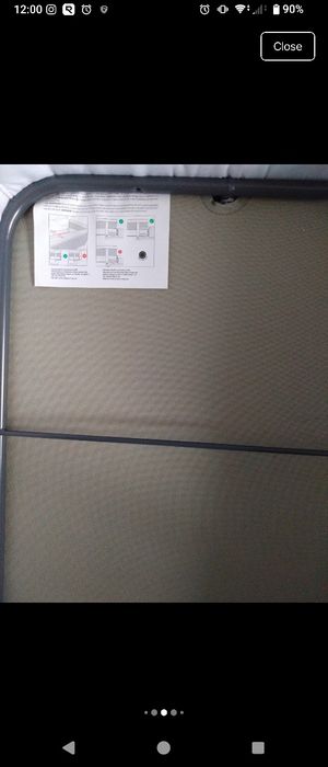 Patut co-sleeper NOU pentru bebelusi Cangaroo Always Together cu laterala culisanta, 5 pozitii de reglare inaltime