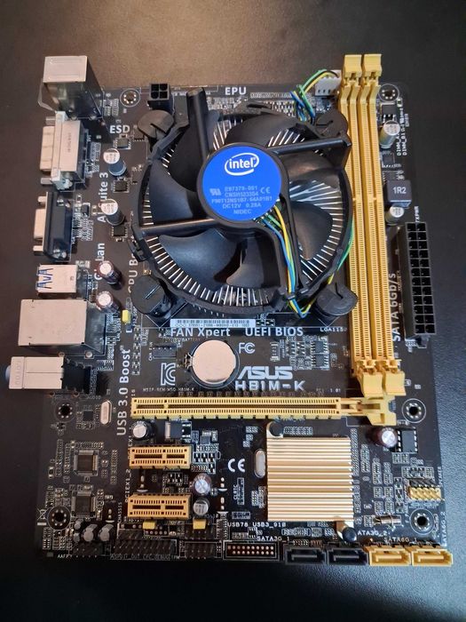 Kit placa de baza Asus + procesor i3 + cooler