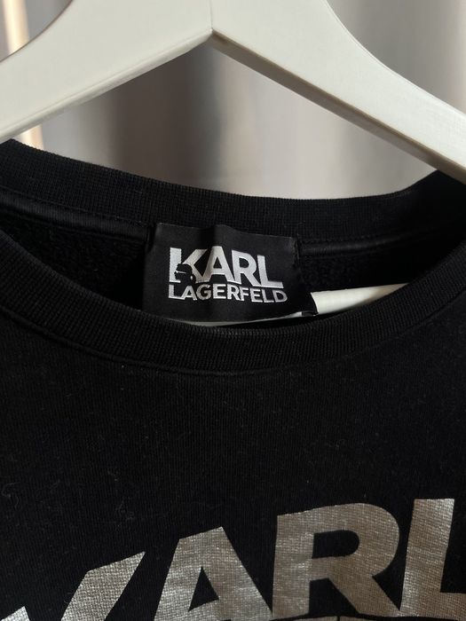 Пуловер KARL LAGERFELD - черен цвят